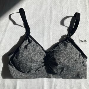 Bralette Nursing Bra size XL, Gray, 90%Nylon 10%Spandex